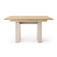 ESSTISCH TOGY 06 140-185/90 cm cm in Kaschmir / Geölter Eiche - Kaschmir/Eichefarben, Holzwerkstoff (60/100/47cm) - Deine Möbel 24