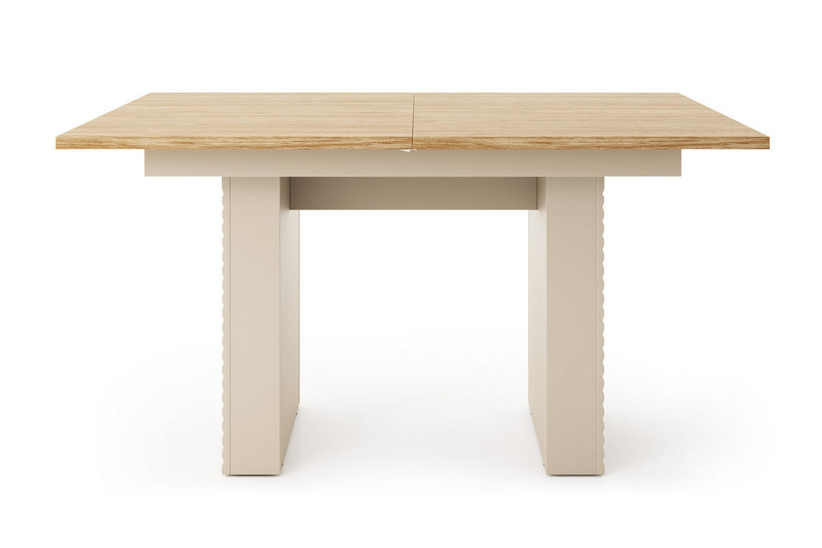 ESSTISCH TOGY 06 140-185/90 cm cm in Kaschmir / Geölter Eiche - Kaschmir/Eichefarben, Holzwerkstoff (60/100/47cm) - Deine Möbel 24