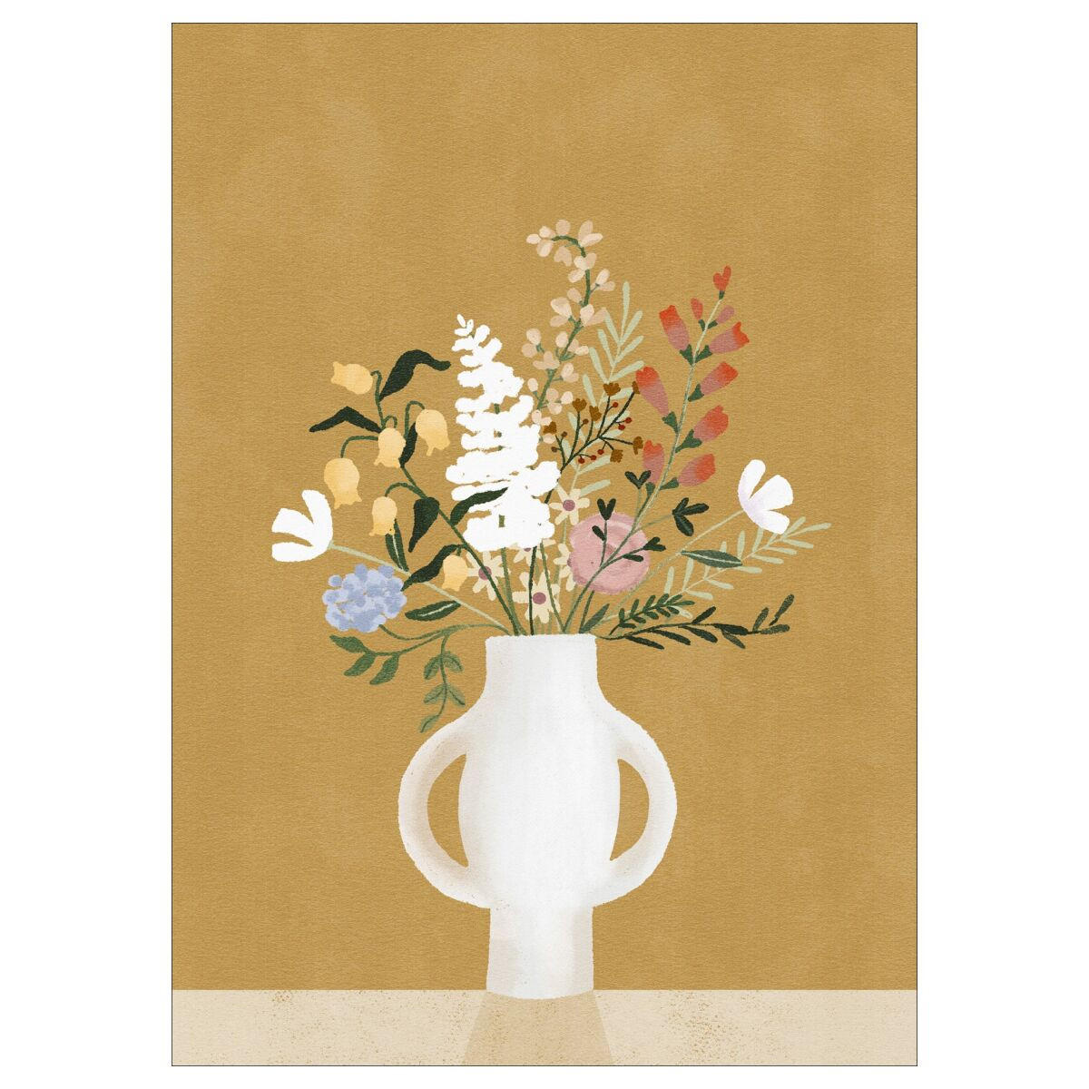 POSTER Goed Blauw - Autumn Bouquet - Braun, Papier (30/40/0.1cm) - Poster&Frame