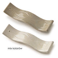 RÄUCHERSTÄBCHENHALTER Beige Hell/Dunkel Mix 20/5/3cm Keramik - Beige, Keramik (5/5/20cm) - Mondex