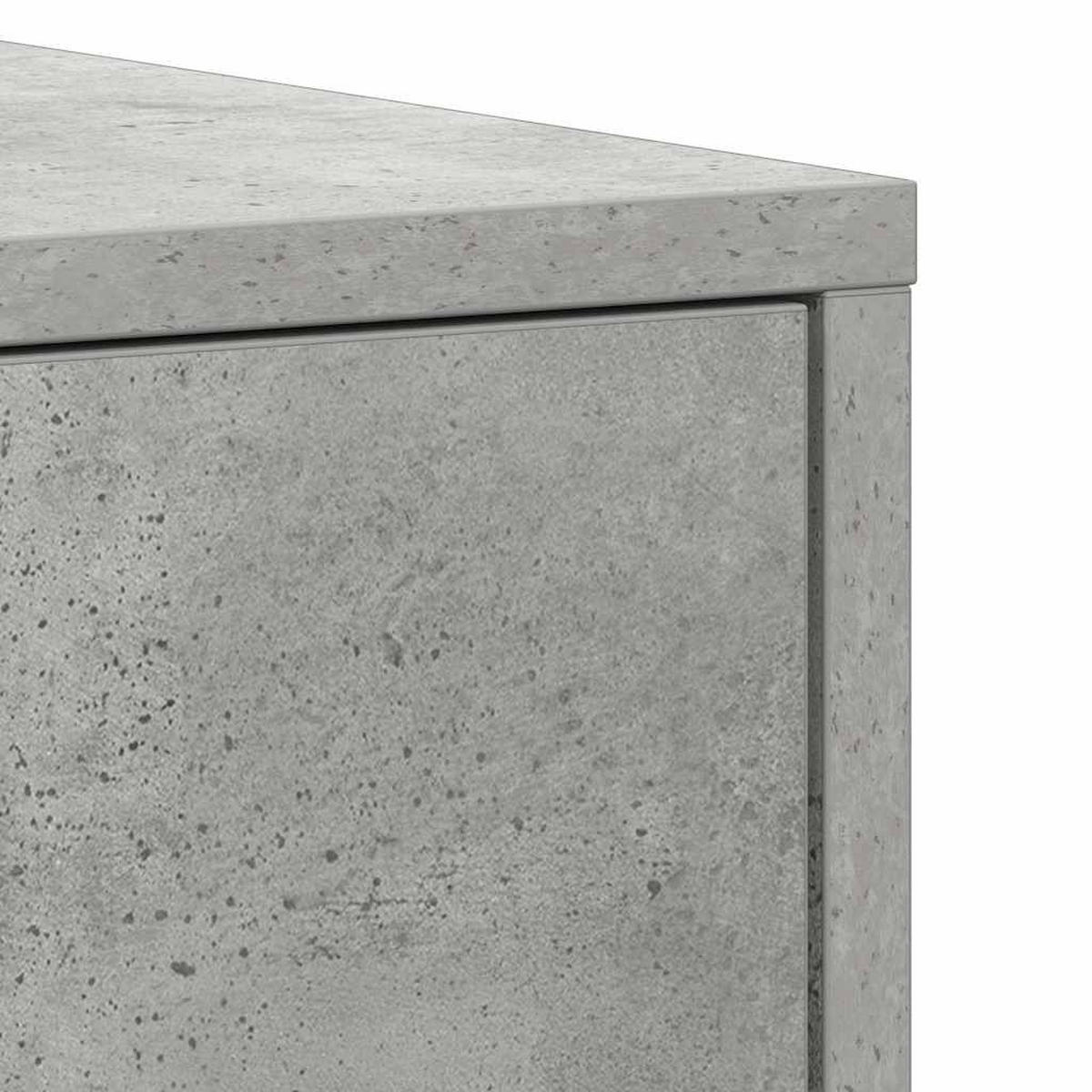BADEZIMMERSCHRANK Betongrau 30/30/183,5 Cm Holzwerkstoff - Grau, Holzwerkstoff (30/183.5/30cm) - vidaXL