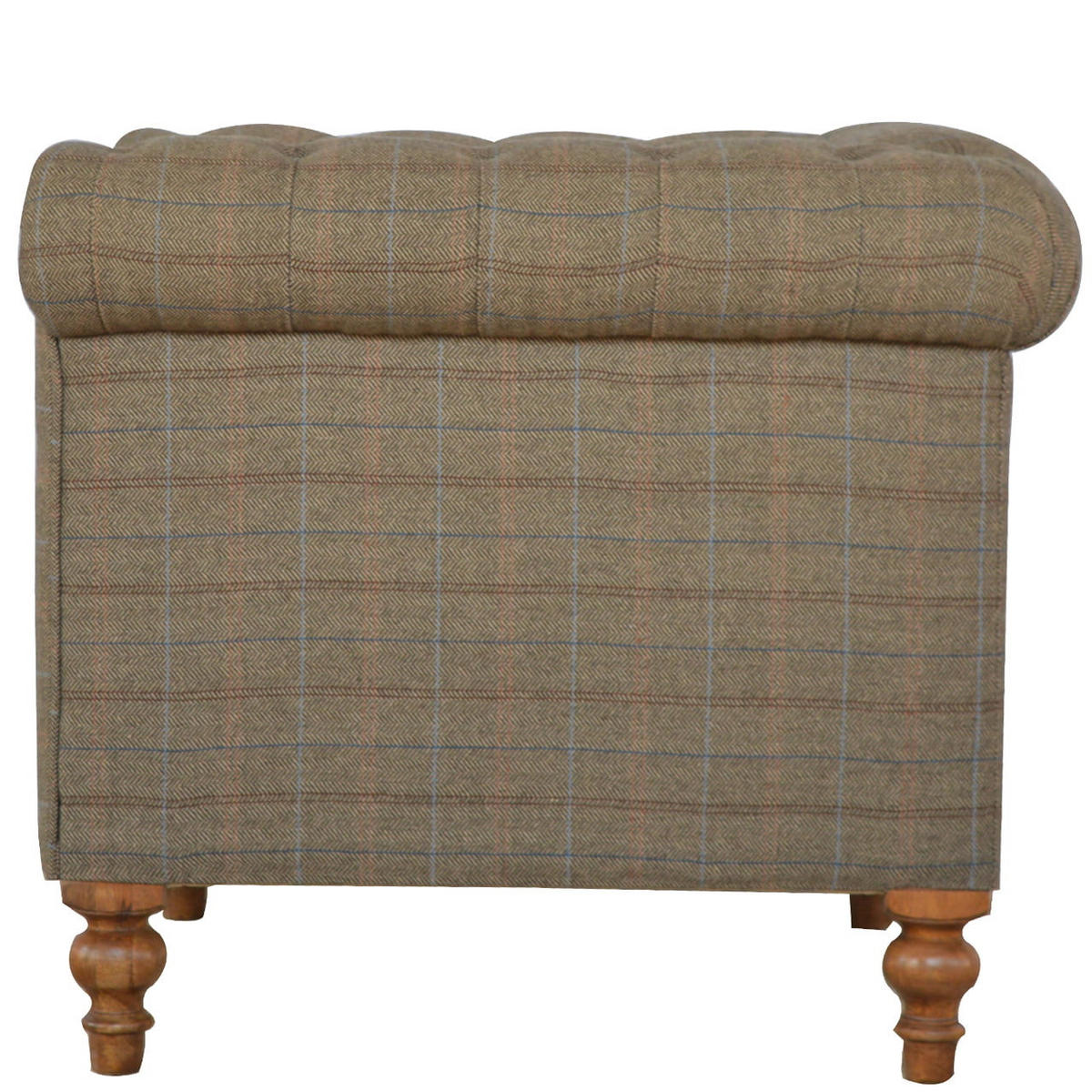 CHESTERFIELD-SOFA 2-Sitzer - Messingfarben/Braun, Holz/Metall (150/76/80cm) - Artisan Furniture