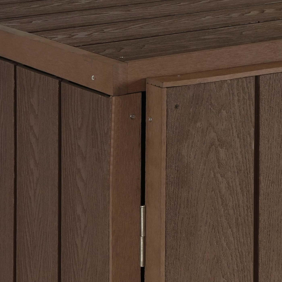 MÜLLTONNENBOX ERWEITERUNG Braun - Braun, Metall (79/117/105cm) - MCW