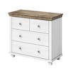 KOMMODE EVOLETTA 90/81/42 cm mit 4 Schubladen Eiche Bianco - Eiche Bianco, Holzwerkstoff (90/81/42cm) - MASSENO