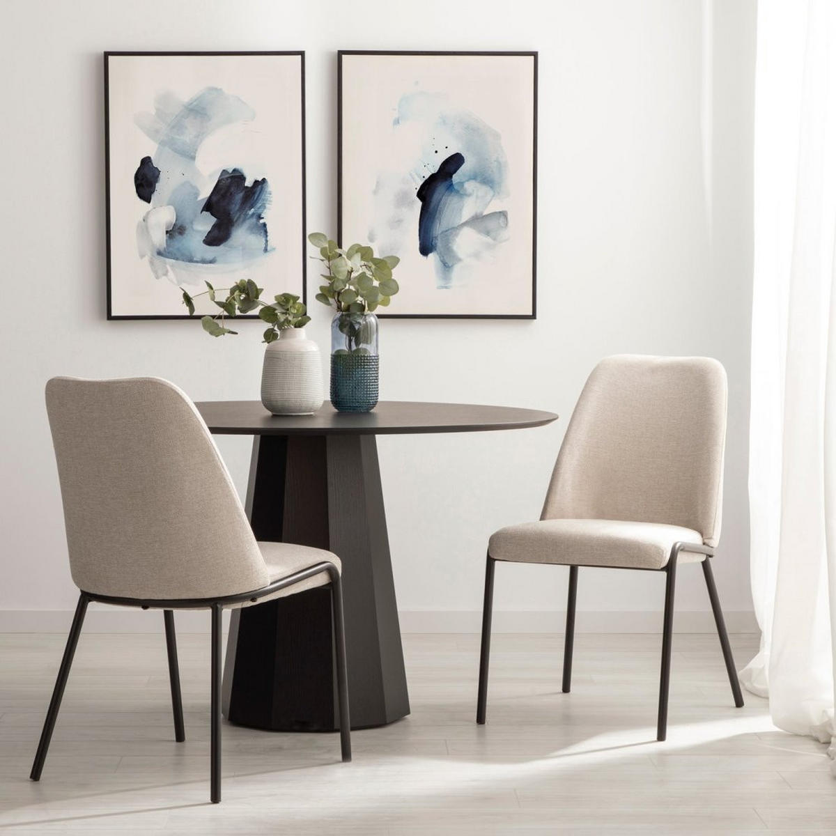 ESSZIMMERSTUHL Deli Beige 50 cm x 88 cm - Beige, Textil (50/88/65cm)