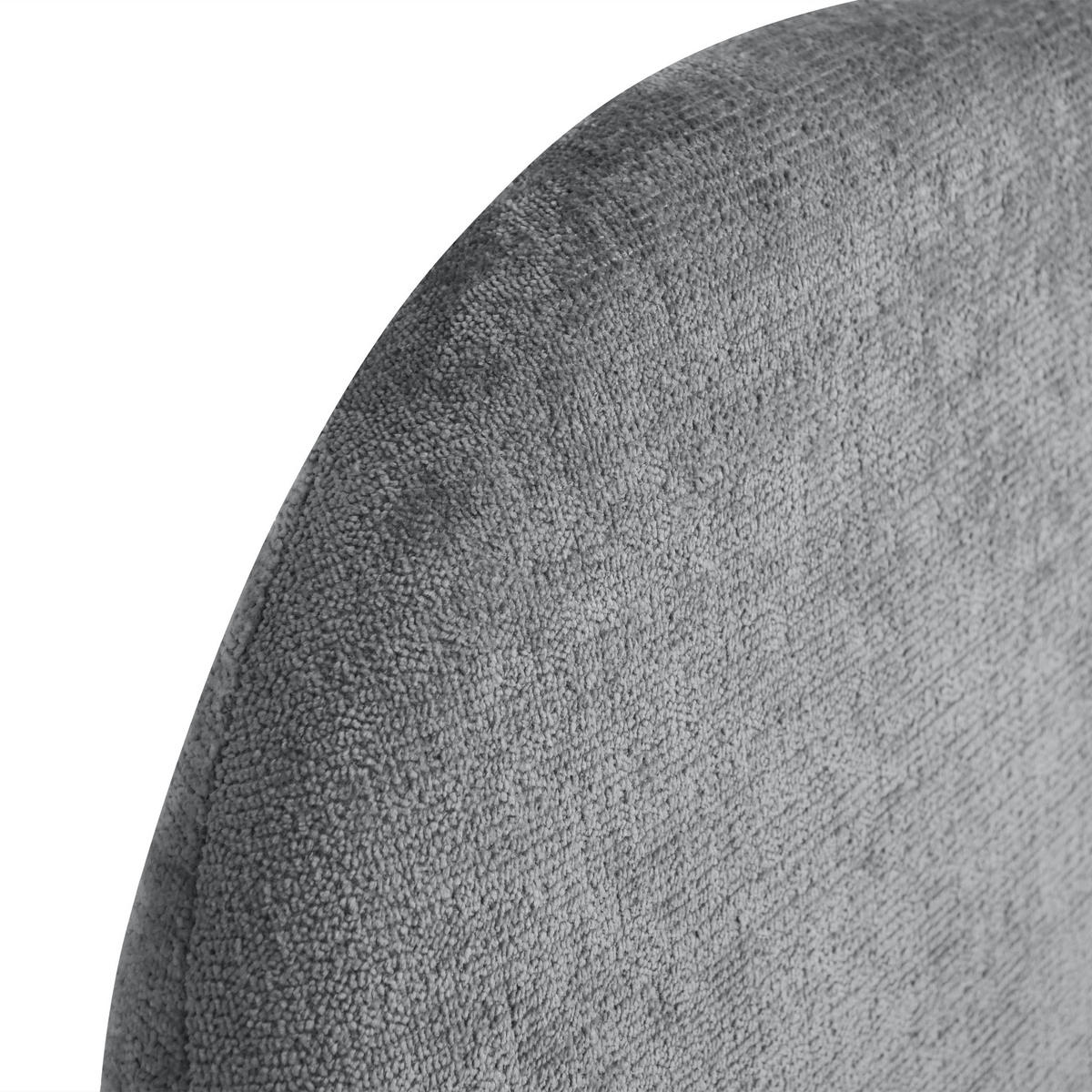 ČALOUNĚNÁ POSTEL Sonho, dvoulůžko 160x200 cm bez matrace, žinylková látka, šedá - šedá, textil (160/200cm) - Beautysofa