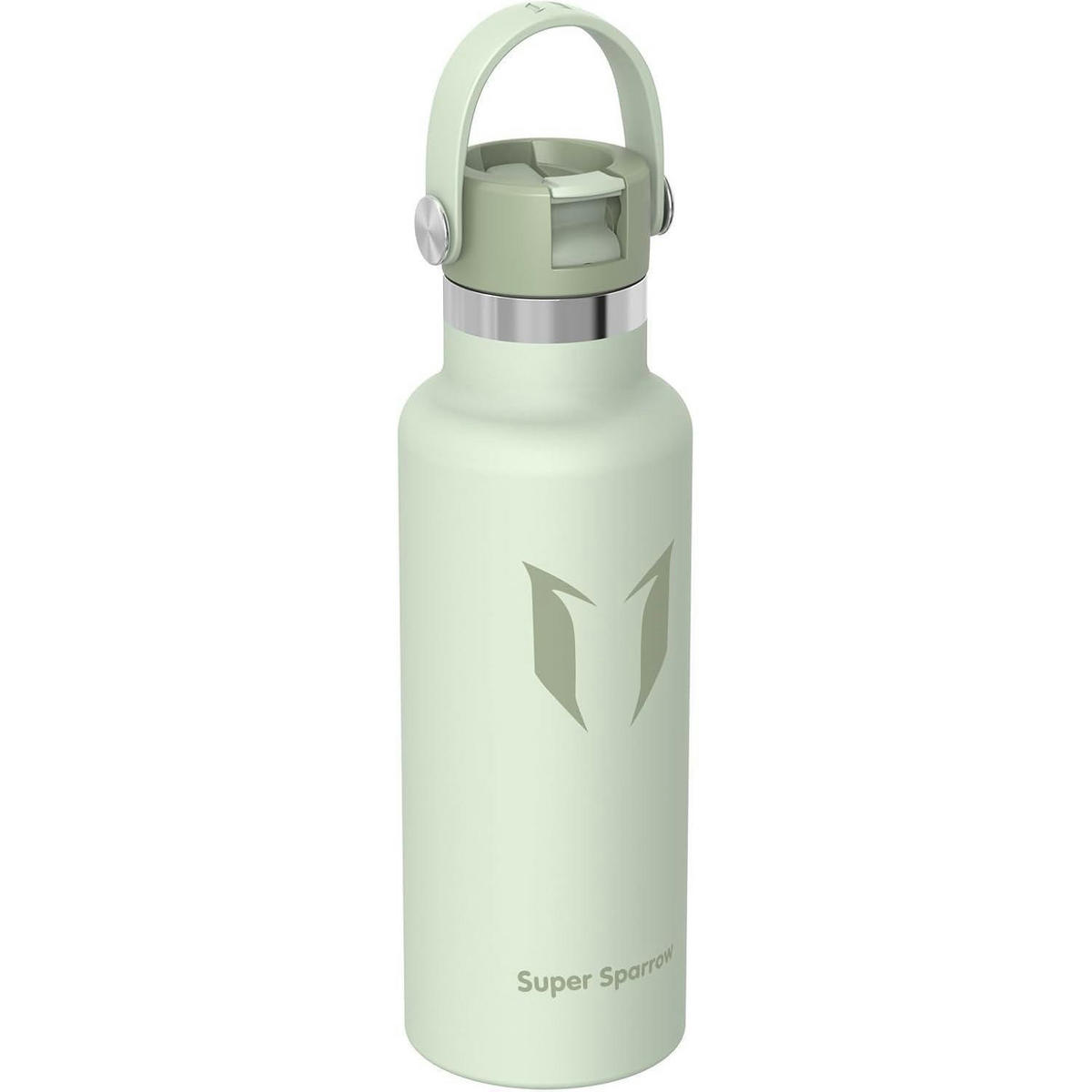 TRINKFLASCHE Edelstahl 500 ml Smaragd - Hellgrün, Metall (7.3/7.3cm)