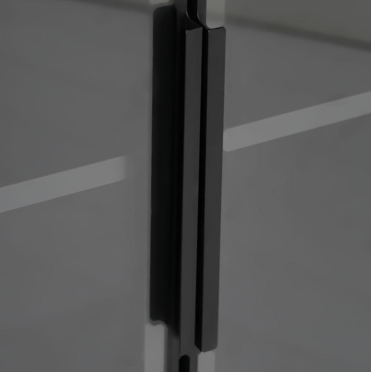 ECKVITRINE aus MDF und Sicherheitsglas 62x35x160 cm Schwarz mit LED-Beleuchtung - Schwarz, Holzwerkstoff (62/160/35cm) - IVMEU