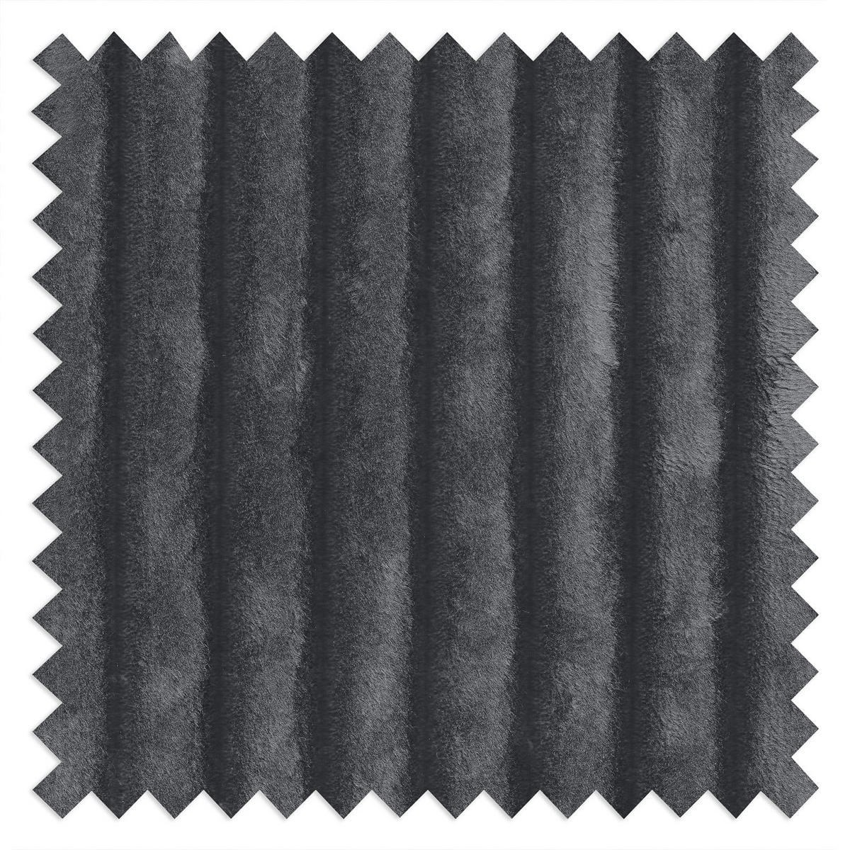 ECKSOFA mit Longchair - Cord - Blau/Schwarz, Kunststoff/Textil (284/178cm) - home24