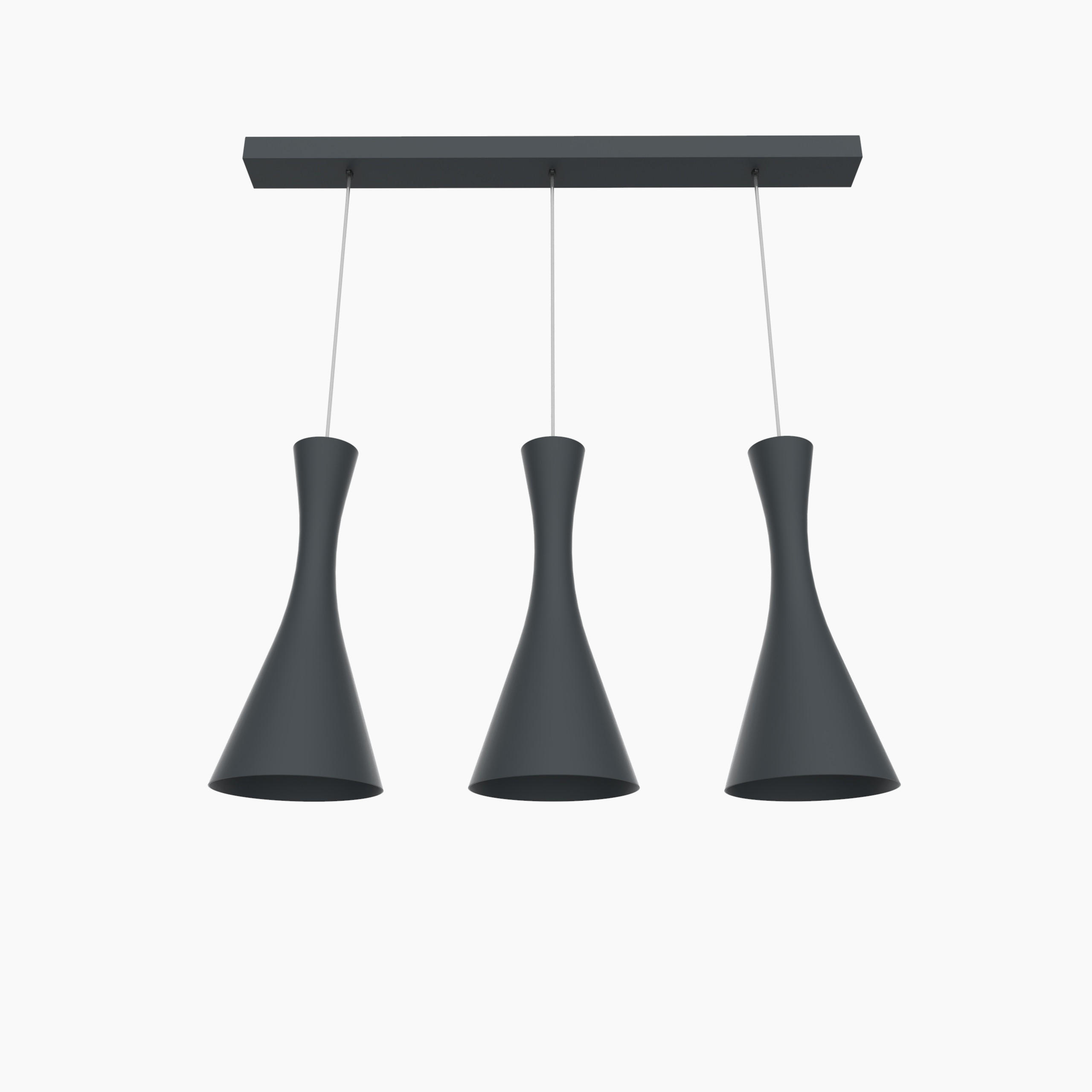 HÄNGELEUCHTE - Anthrazit, Metall (20/100/120cm) - Lumicom