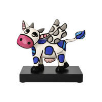 DEKOFIGUR Romero Britto - Flying Cow, Pop Art, Porzellan, Bunt, 19 cm - Multicolor, Keramik (20/47/31cm) - Goebel