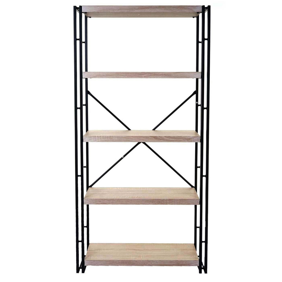 BÜCHERREGAL Beige - Beige, Holzwerkstoff (80/165/30cm) - MCW
