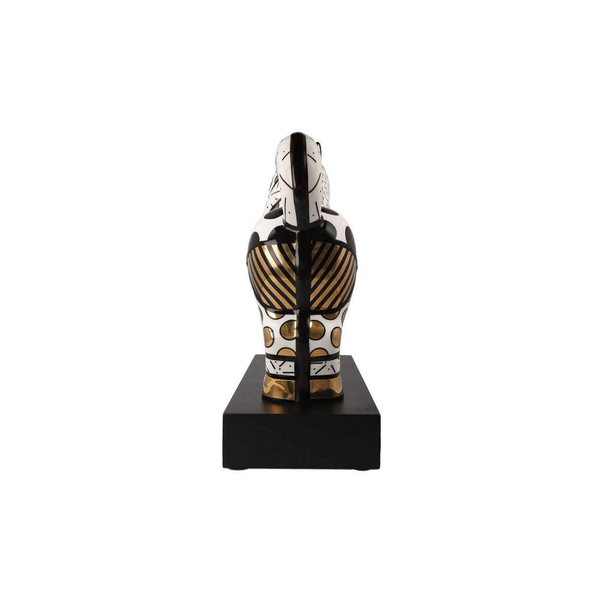 DEKOFIGUR Romero Britto - Golden Dancer, Pop Art, Porzellan, Bunt, 31 cm - Multicolor, Keramik (12.5/31/28cm) - Goebel