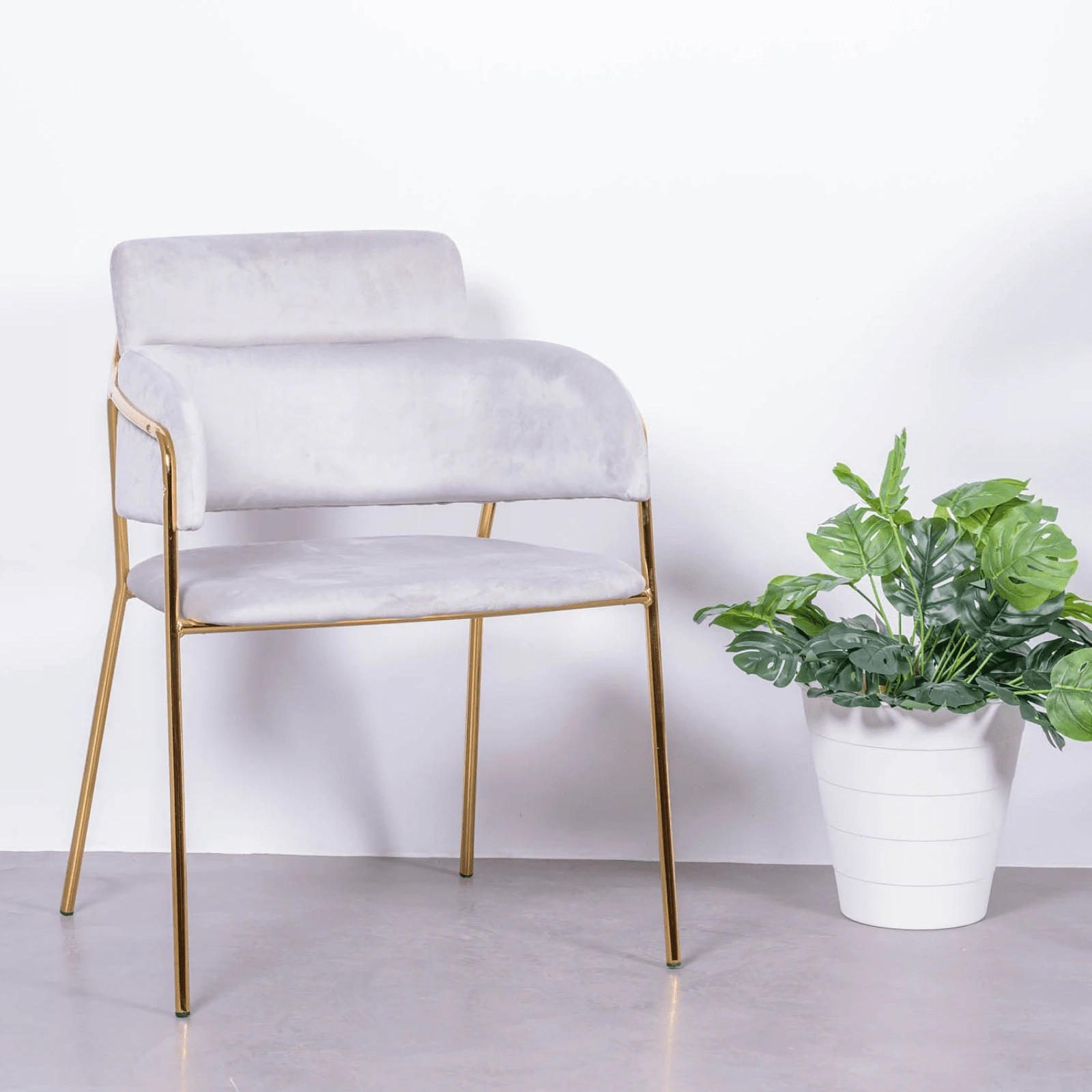 STUHL Textil Grau - Grau, Textil (60/78/52cm) - Nest Dream