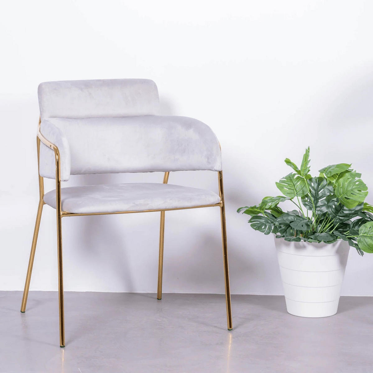 STUHL Textil Grau - Grau, Textil (60/78/52cm) - Nest Dream