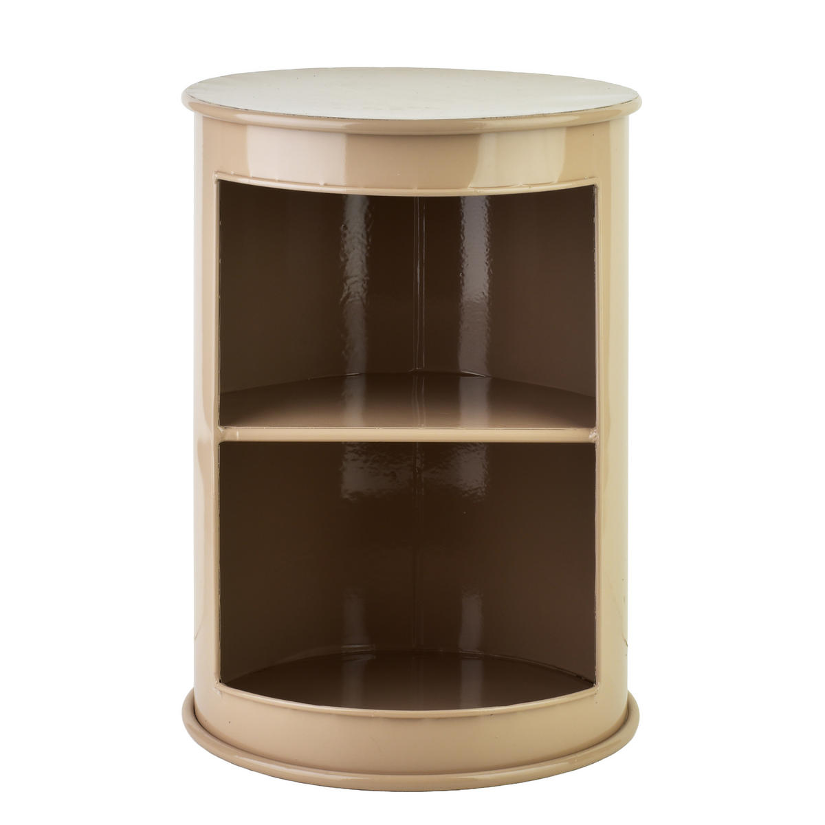 BEISTELLTISCH Roger Beige 33,5x33,5x46 cm Metall - Beige, Metall (33.5/33.5/46cm) - Mondex