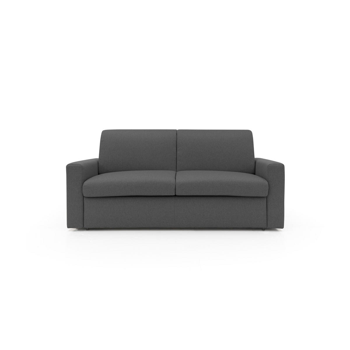 SCHLAFSOFA Kansas - Anthrazit, Textil (192/92/95cm) - Divani.store