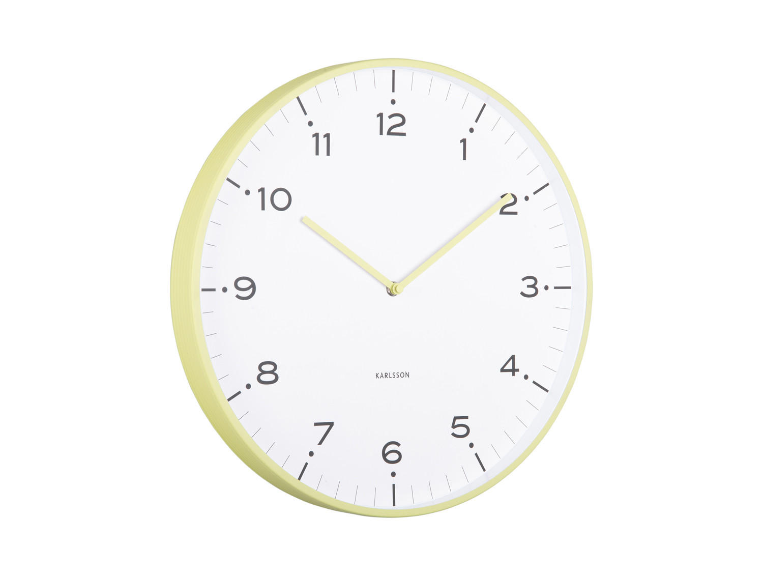 Karlsson Wanduhr Grün 40x1x40 cm