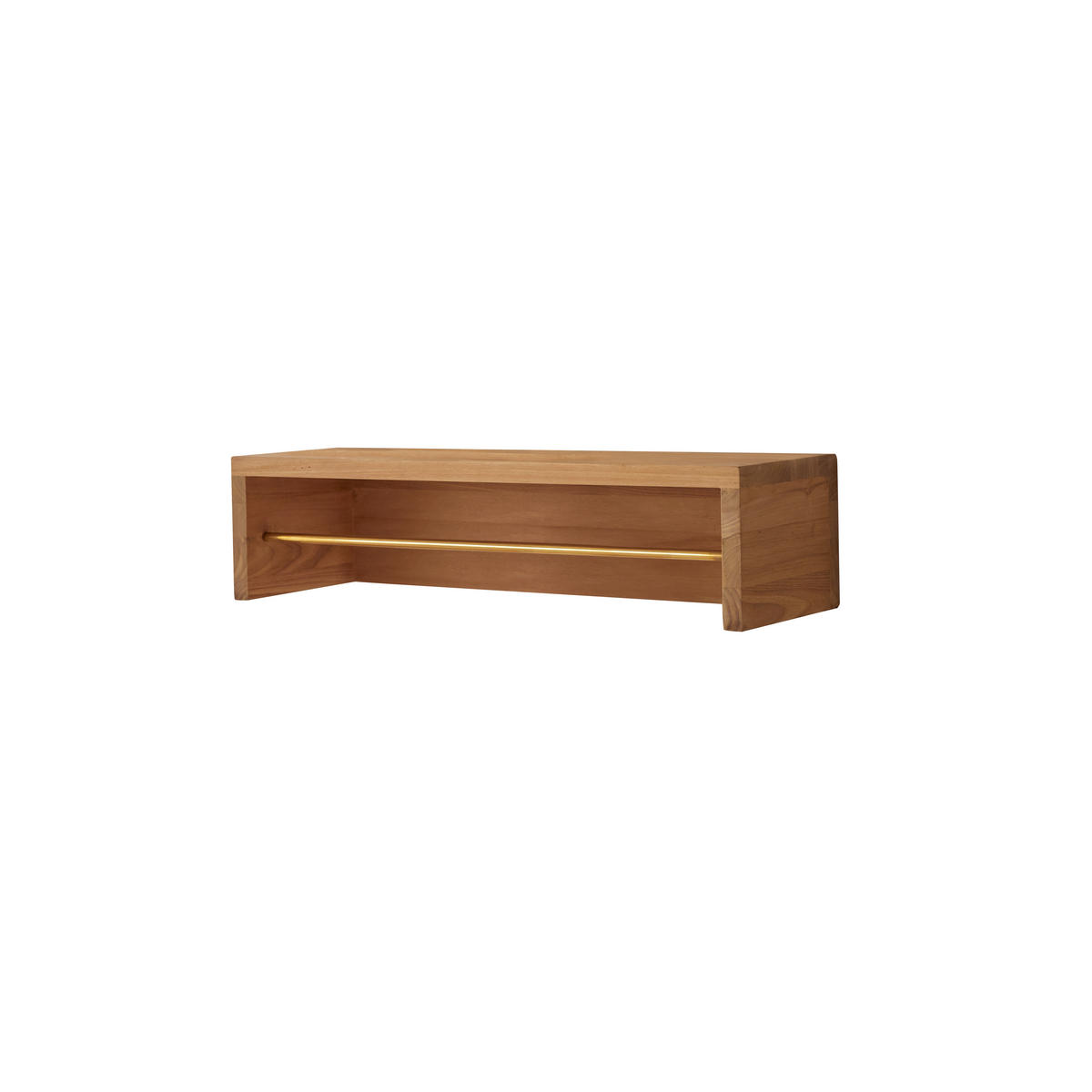 HANDTUCHHALTER Sasha Natur aus Teak - Naturfarben, Holz (60/15/20cm) - Tikamoon