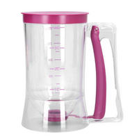 TEIGPORTIONIERER mit Skala 900ml - Pink, Kunststoff (0.9L)