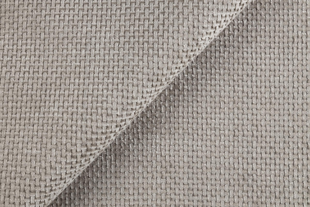 2-SITZER-SOFA Harmony Taupe Chenille - Taupe/Schwarz, Holz/Textil (140/85/100cm) - S-Style Möbel
