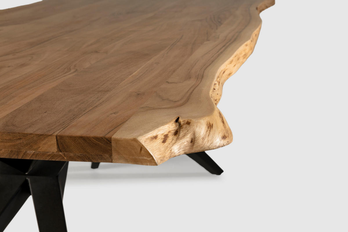 ESSTISCH Mudri Braun 200/100/76 cm - Braun, Holz (200/100/76cm)