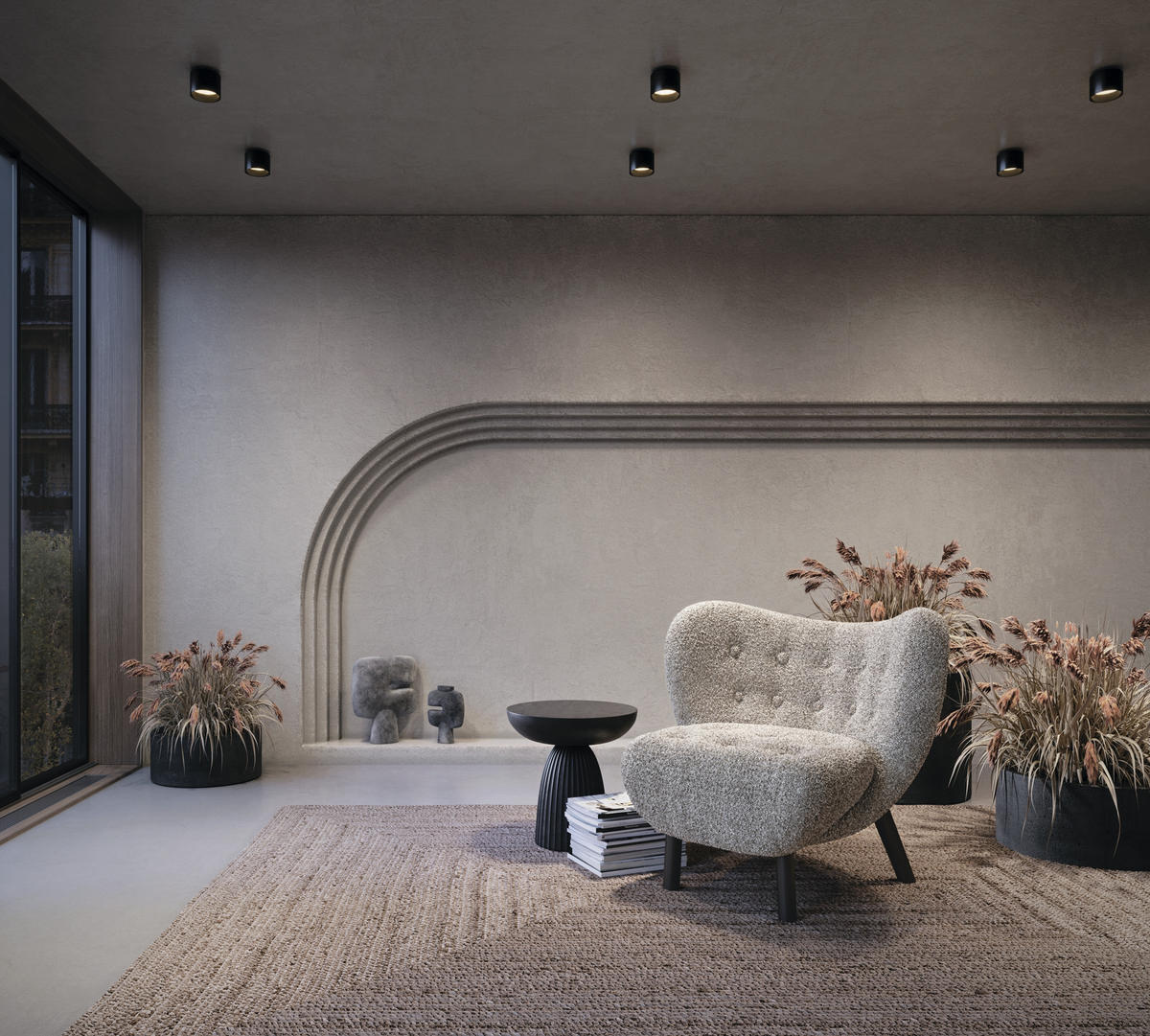 DECKENLEUCHTE Planet - Schwarz - 10/10/9.2 cm - Schwarz, Kunststoff (10/10/9.2cm) - Maytoni