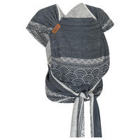 BABYTRAGE Hop-Tye Advanced - Blaugrau/Graphitfarben, Textil (26.5/7.2/38.5cm) - Hoppediz