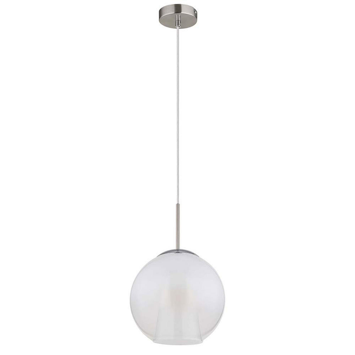 LED HÄNGELEUCHTE BARRY METALL GLAS KLAR - Klar, Glas (25/25/120cm) - Globo Lighting