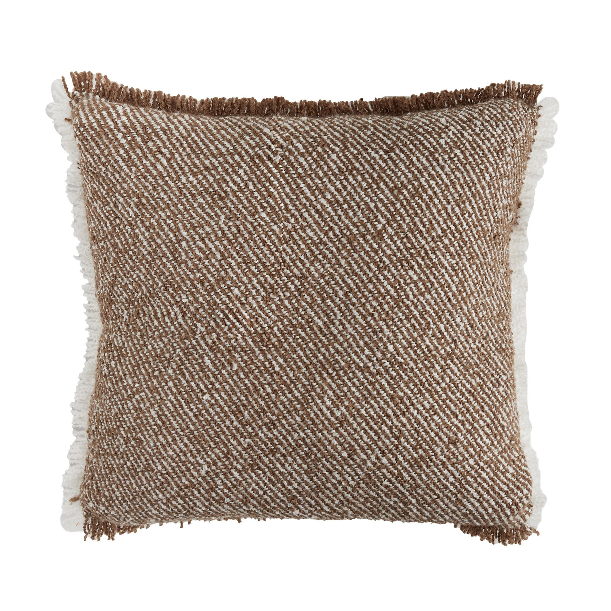 KISSENBEZUG Roiz - Dunkelbraun, Textil (45/45cm) - home&you