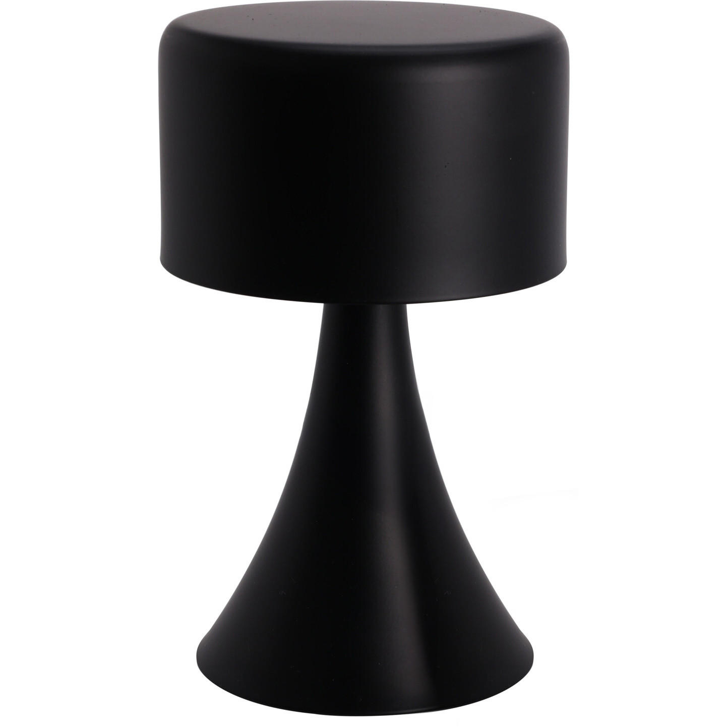 Home Styling Collection Tischlampe Schwarz 12.5x21x12.5 cm