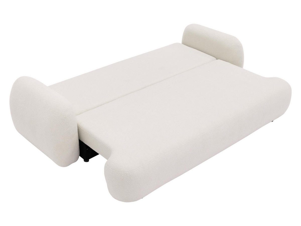 SCHLAFSOFA Mayo - Hellgrau/Schwarz, Holzwerkstoff/Kunststoff (256/85/115cm) - MIRJAN24