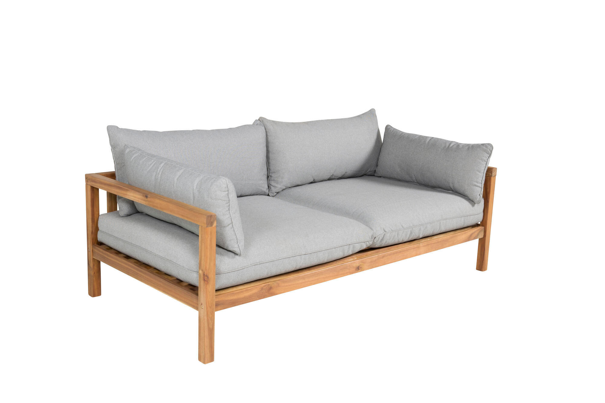 GARTENSOFA MARION Braun 185x92x56 cm - Braun, Holz (185/56/92cm) - FURNLUX