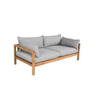 GARTENSOFA MARION Braun 185x92x56 cm - Braun, Holz (185/56/92cm) - FURNLUX