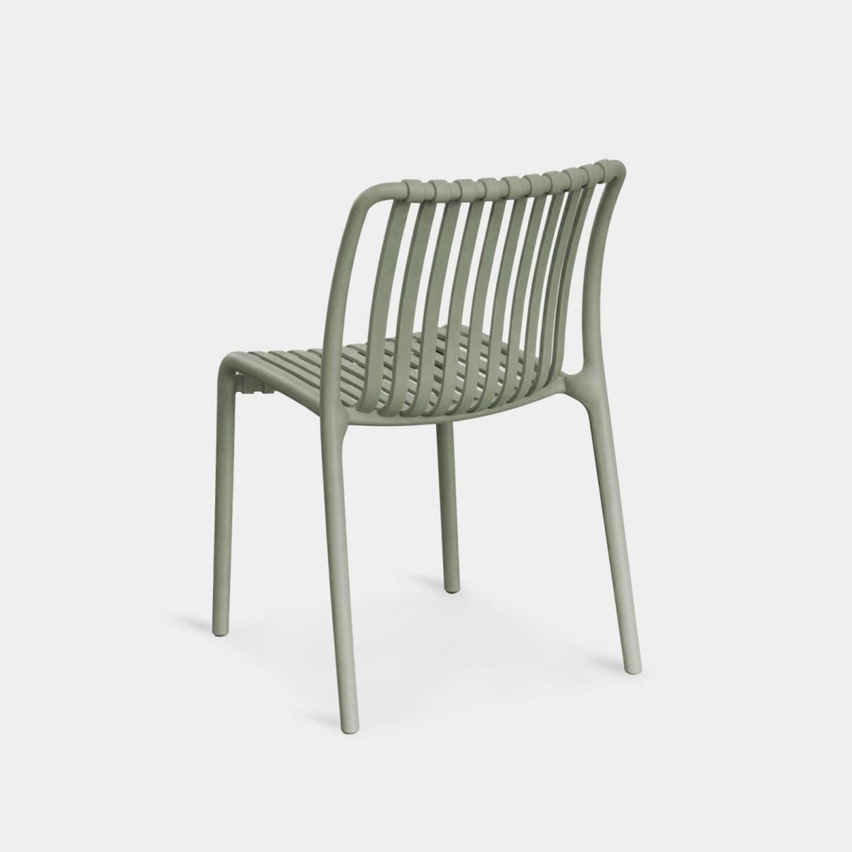 STUHL FÜR DRAUSSEN Ollie Grün 45 cm x 78 cm - Grün, Kunststoff (45/78/62cm) - Klast Home