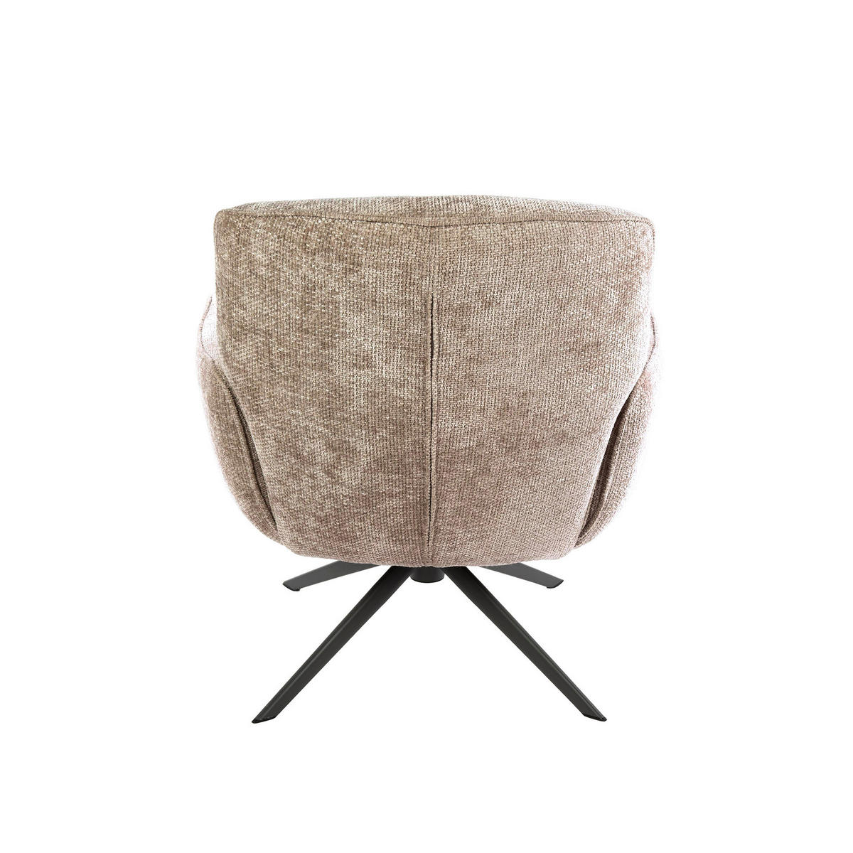 SESSEL Beige 79/75/83 cm - Sandfarben, Textil (75/83/79cm) - Hoyz Collection