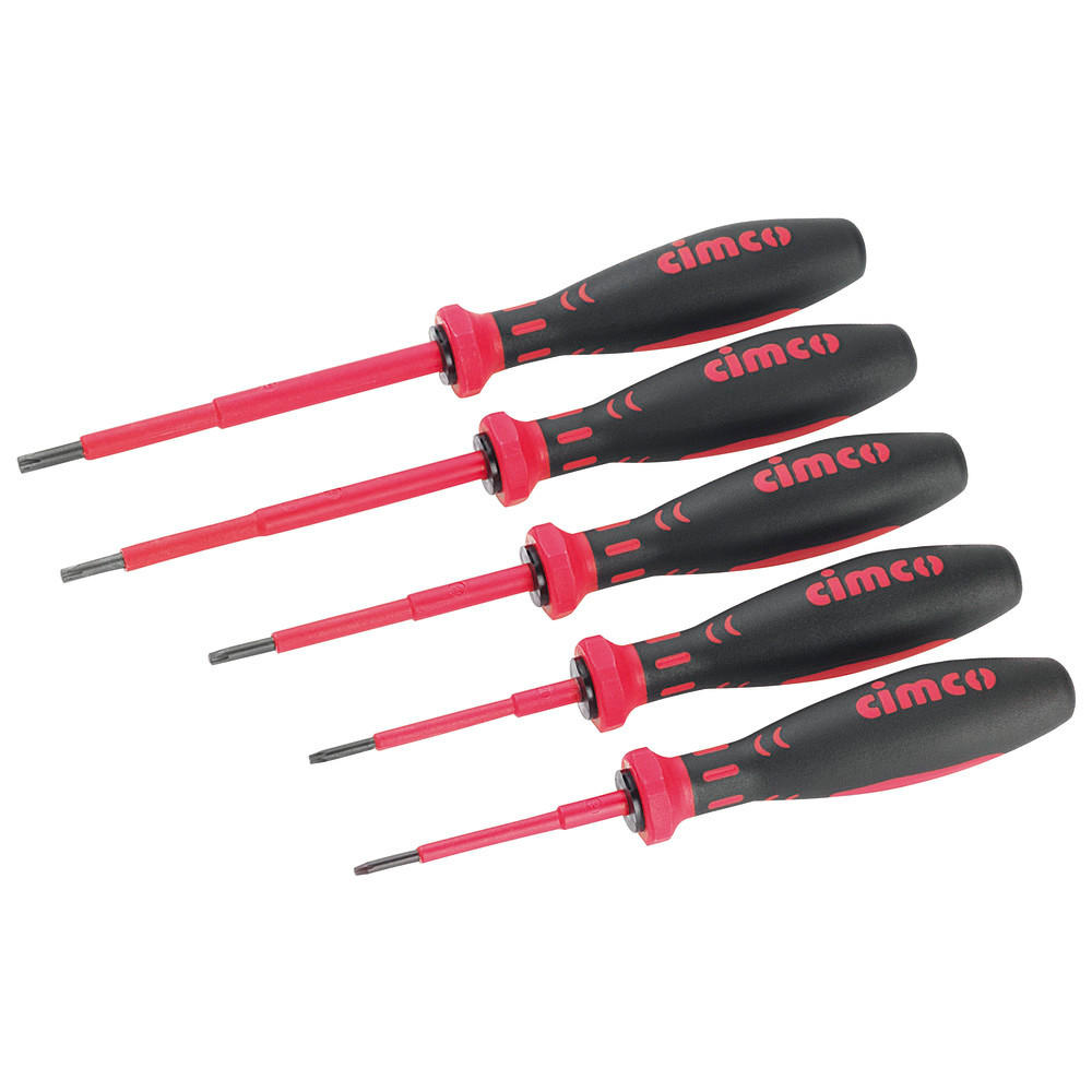 TORX-SCHRAUBENDREHER-SATZ, VDE-isoliert, 5-teilig - Multicolor, Kunststoff (320/160/40cm) - Cimco