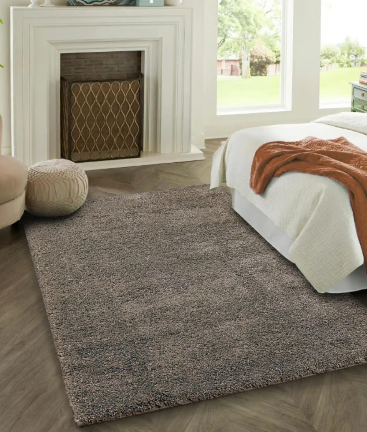 TEPPICH dichter Flor ROCAS Braun 60x120 cm - Braun, Textil (60/120cm) - Novatrend