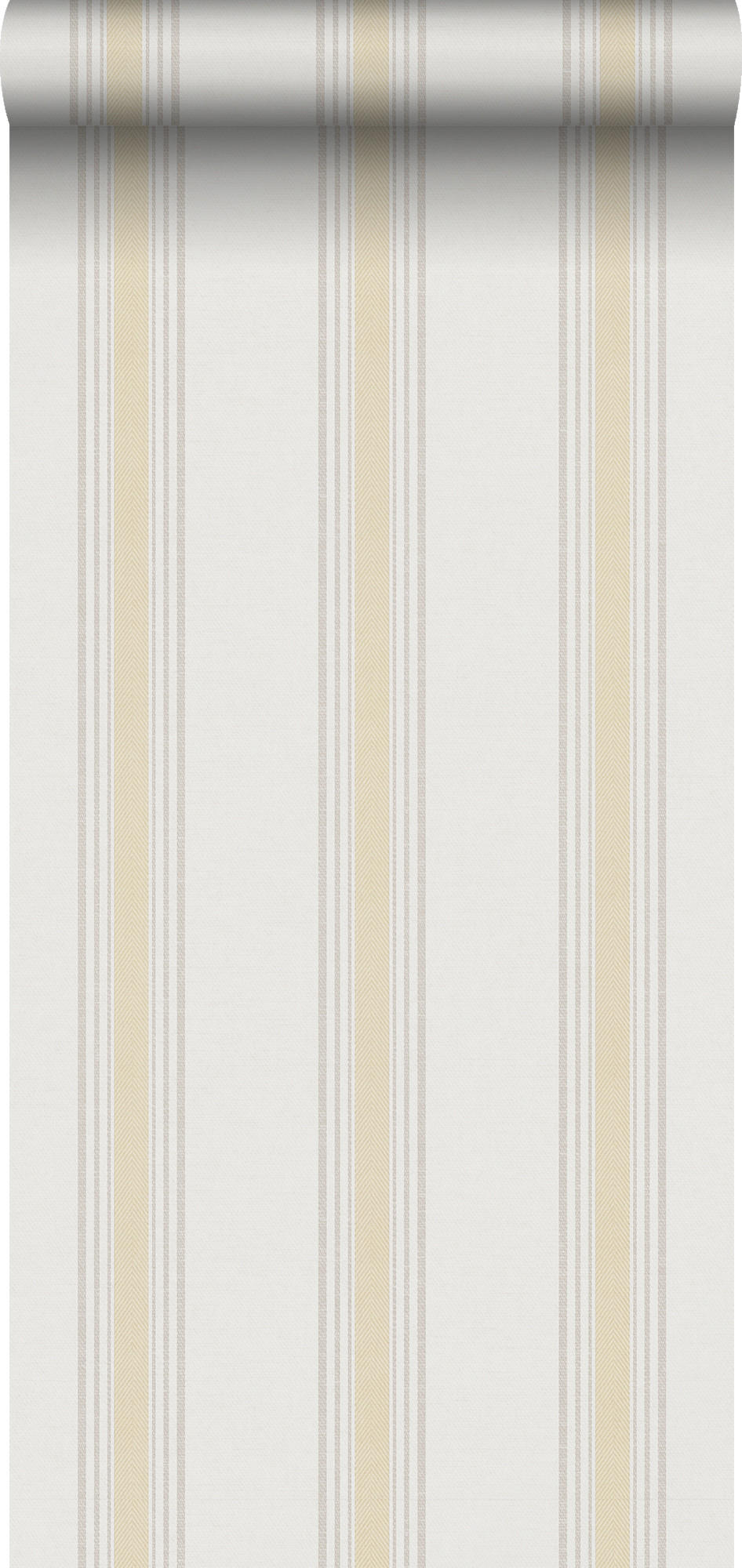 TAPETE Streifen 53 cm x 10 m - Gelb, Papier (53/1000cm) - Sanders & Sanders