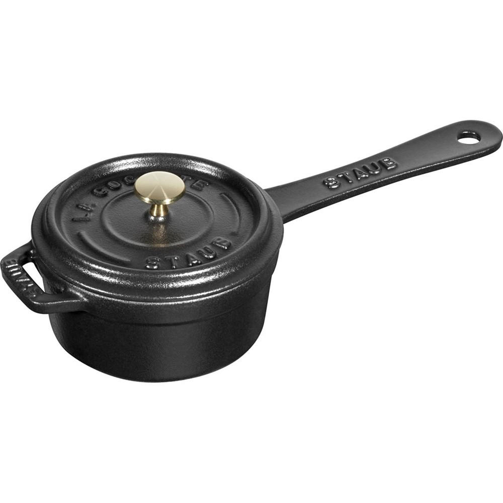 Staub Stieltopf Schwarz