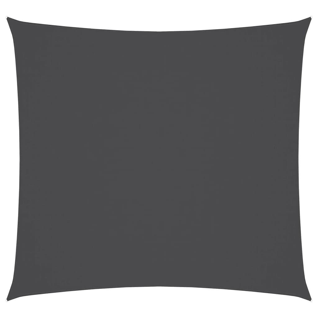 SONNENSEGEL Oxford-Gewebe Quadratisch 4,5x4,5 m Anthrazit - Anthrazit, Textil (450/450cm) - furnicato
