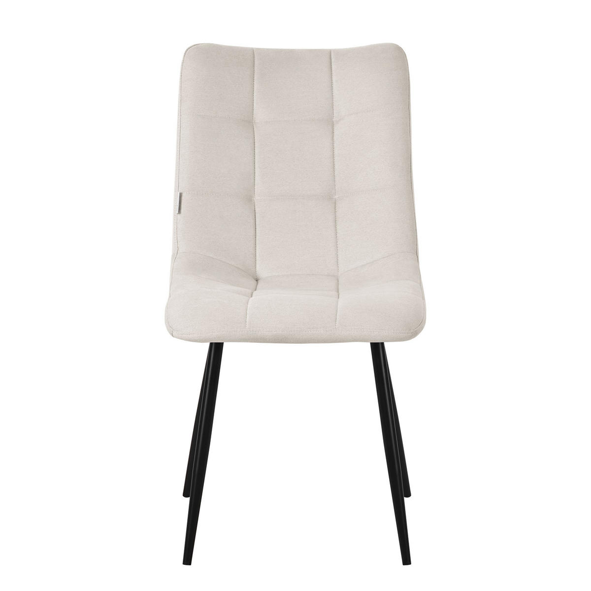 ESSZIMMERSTUHL 4er Set - Beige, Metall (49/89/60.5cm) - ML-DESIGN