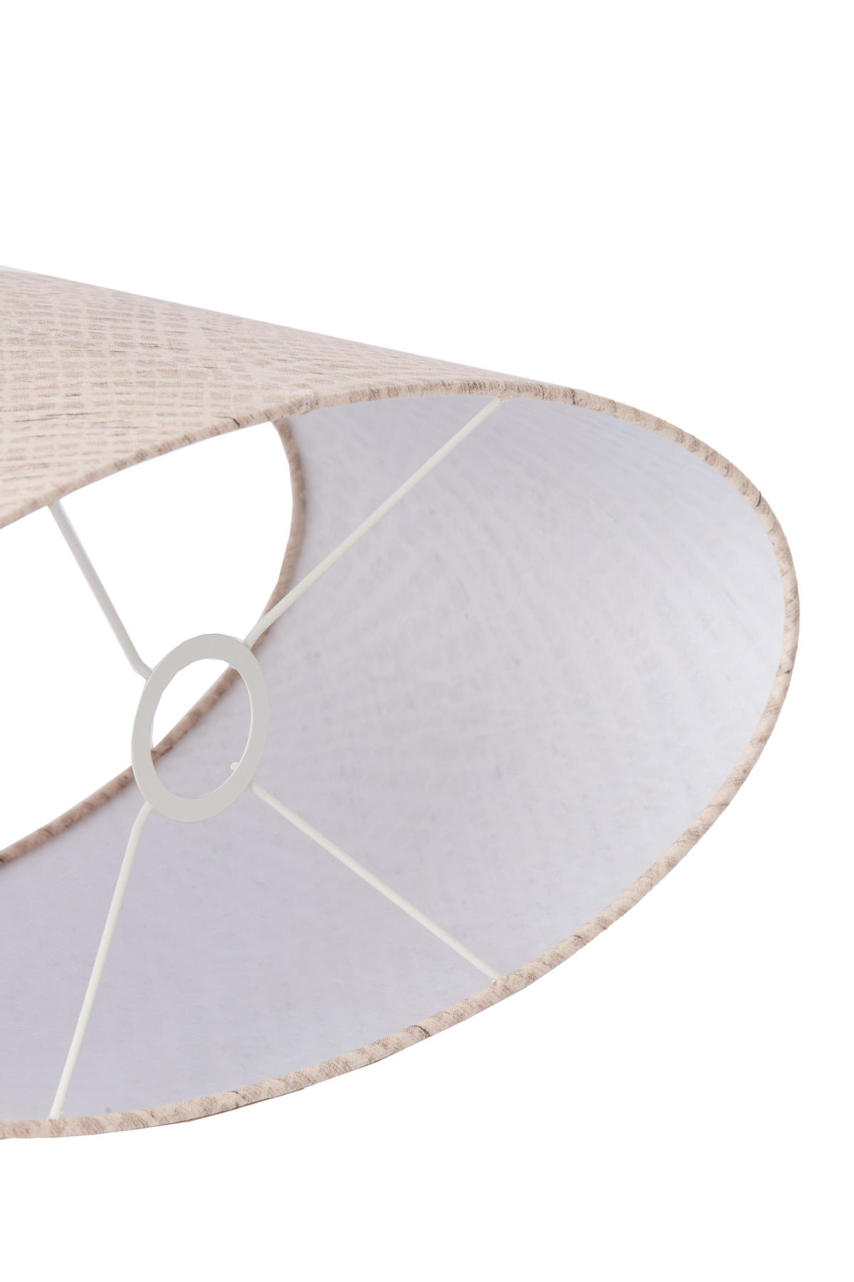 LAMPENSCHIRM Stone Braun 45/21/22 cm - Braun, Textil (45/21/22cm) - Light & Living