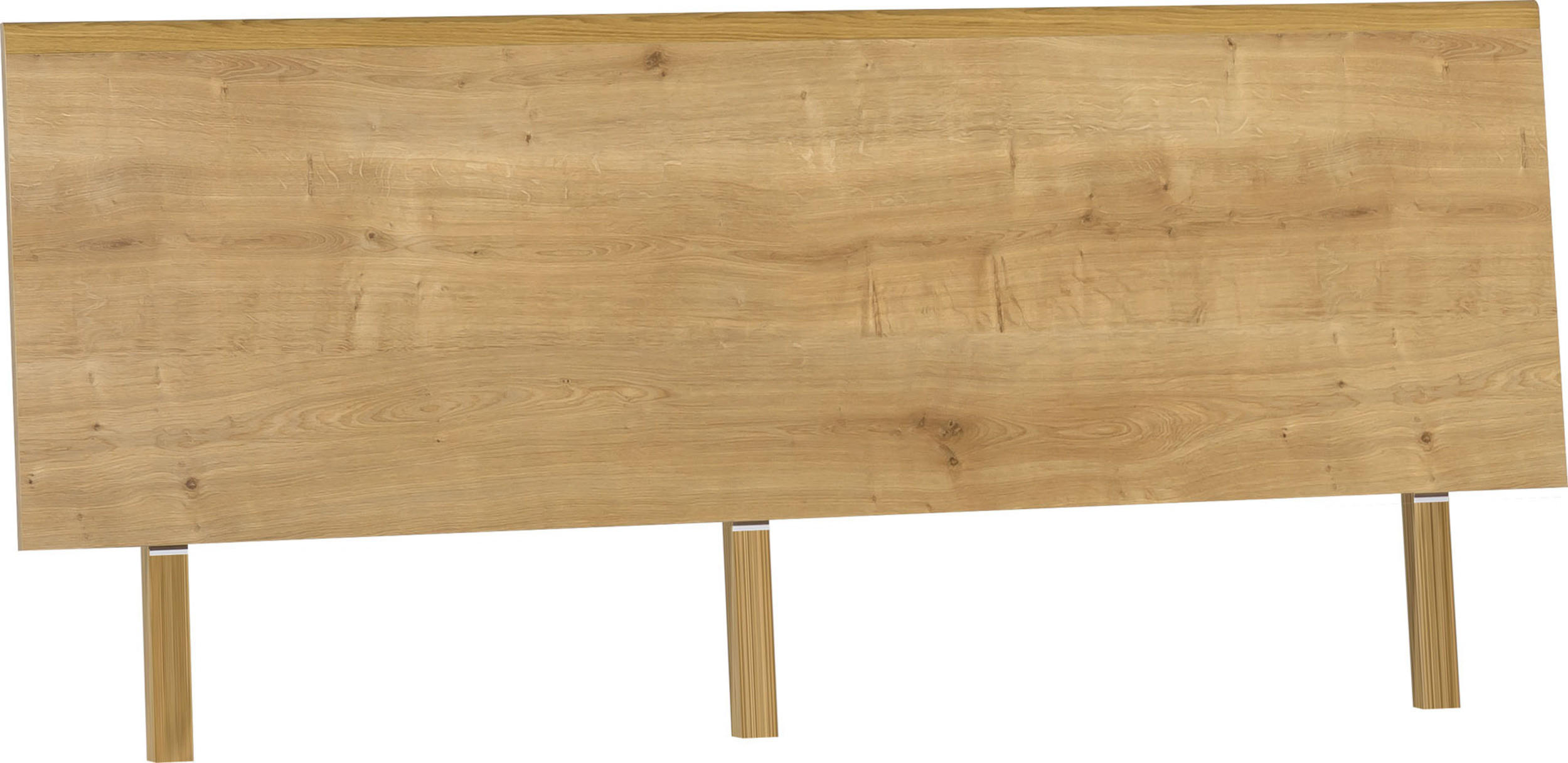 KOPFTEIL NATURE - Eichefarben, Holzwerkstoff (125/73/10cm) - Vox Möbel