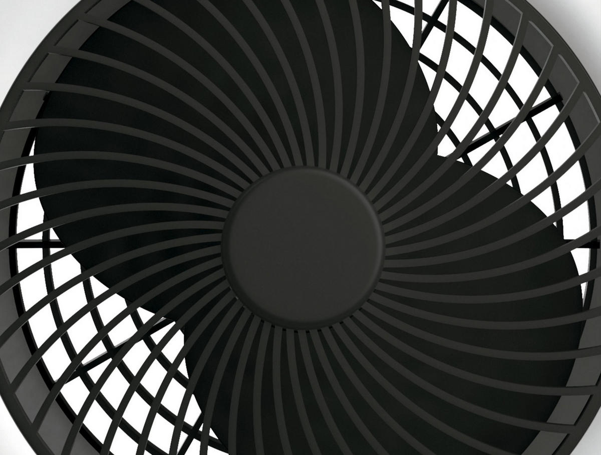 STAND-THERMOVENTILATOR Weiß mit Leistungskontrolle 2000 W - Weiß, Kunststoff (21/27/14cm) - Purline