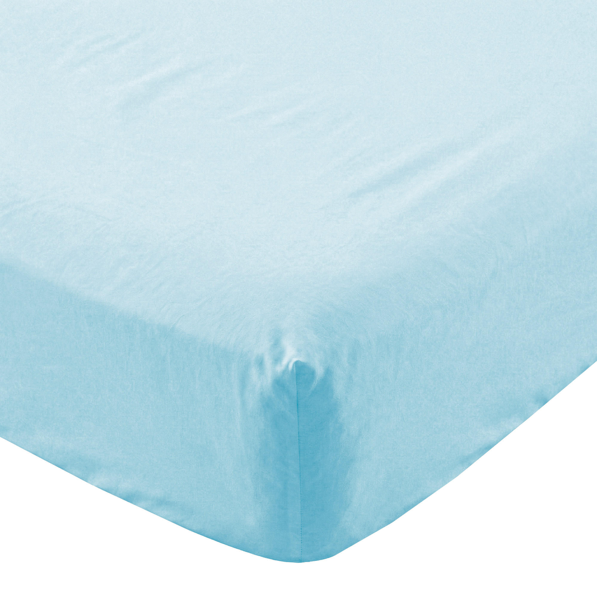 SPANNBETTTUCH basic 60x120x14 cm (kinderbett) blau - Blau, Textil (70/140cm) - Happy Friday