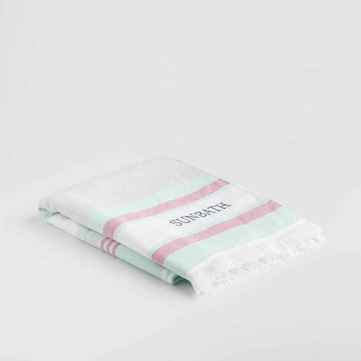 STRANDTUCH Sunbath - Violett, Textil (140/190cm) - home&you