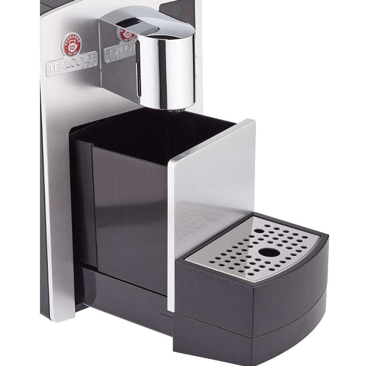 TEEMASCHINE TEEKANNE Tealounge 7171 Edelstahl, Kapselmaschine 1450W, 3,5L, Wasserfilter, Profi für Büro Hotel Gastronomie - Silberfarben, Kunststoff (41/26/49.6cm)