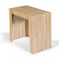 KONSOLE Belli Braun Ausziehbar Aus Holz Länge 1 40 m - Braun, Holz (90/47/75cm) - Concept Usine