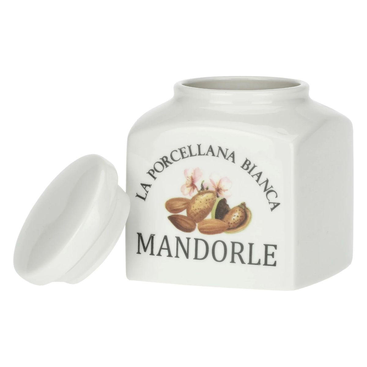 VORRATSDOSE Mandorle 0,5 l - Multicolor, Keramik (10/10/11cm) - La Porcellana Bianca
